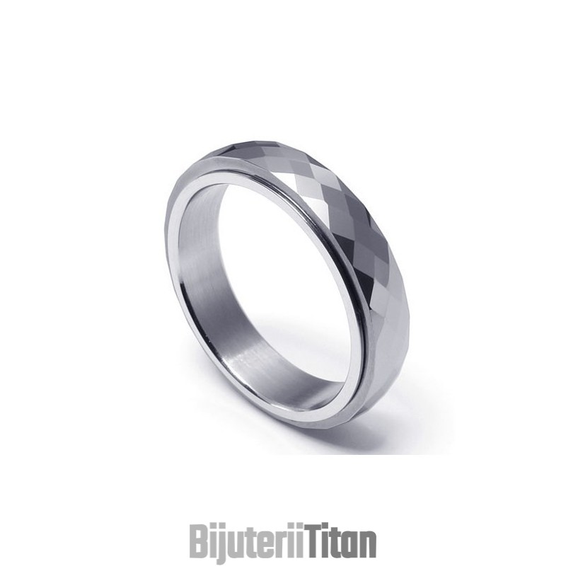 Inel De Titan Cu Fabricație Iscusită, Strălucire A Culorilor, Regele Cantității