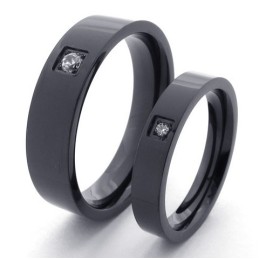 Inel Din Titan De Calitate Superioară, Fin Prelucrat, În Culori Delicate