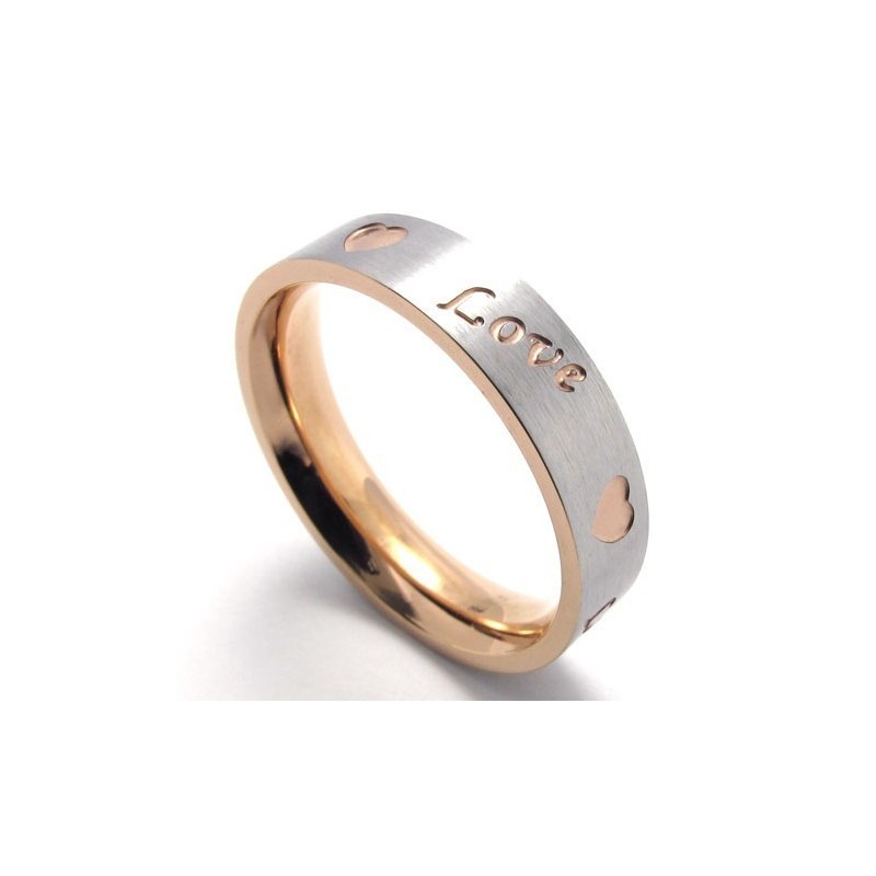 Formă Elegantă, Culoare Strălucitoare Pentru A Avea O Reputație De Lungă Durată, Inel De Titan