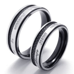 Inel Din Titan De Înaltă Calitate, Formă Elegantă, Culori Delicate
