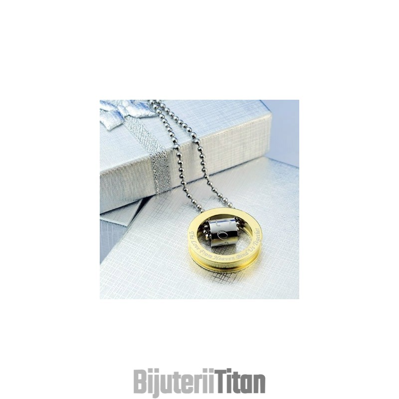 Colier Cu Pandantiv Din Titan Pentru Bărbați, Cadouri De Modă Pentru Iubitul Tău, Prieten