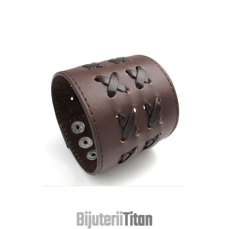 Brățară Din Piele De Titan, Fin Prelucrată, În Culori Delicate, De Calitate Fiabilă