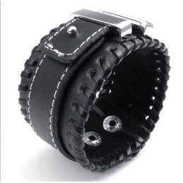 Design Iscusit, Culori Delicate, Brățară Din Piele De Titan De Calitate Excelentă