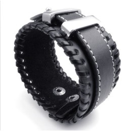 Design Iscusit, Culori Delicate, Brățară Din Piele De Titan De Calitate Excelentă
