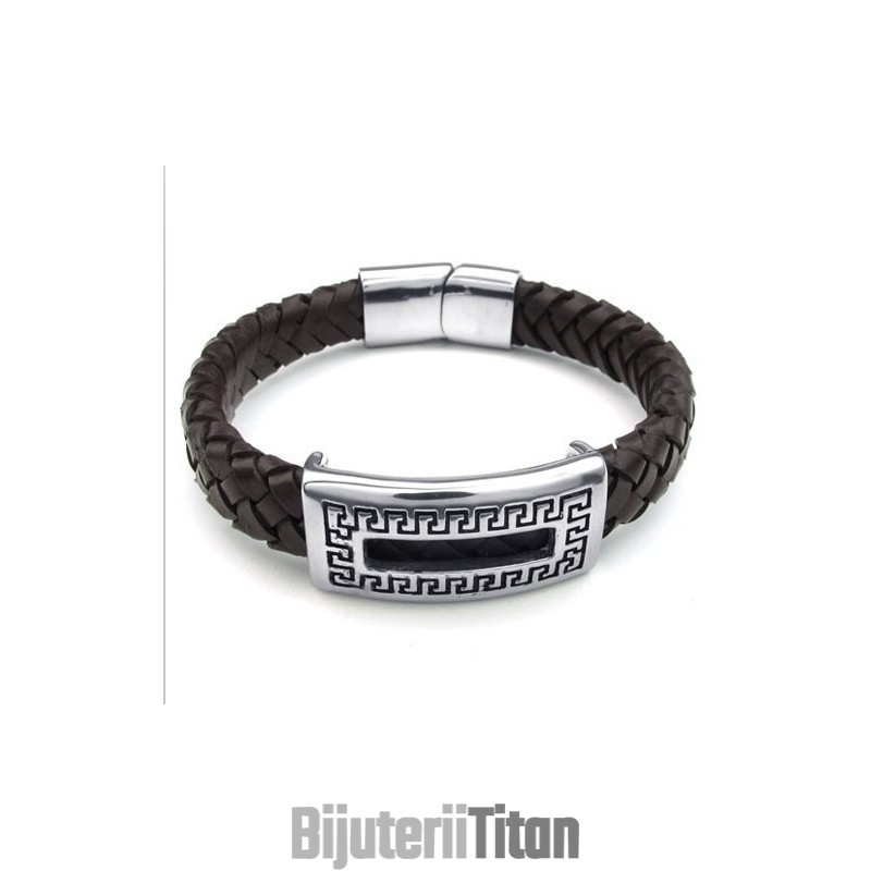 Design Iscusit, Culori Delicate, Brățară Din Piele De Titan De Calitate Fiabilă