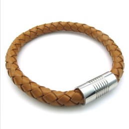 Design Iscusit, Culori Delicate, Brățară Din Piele De Titan De Calitate Excelentă