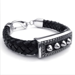 Design Iscusit, Culori Delicate, Brățară Din Piele De Titan De Calitate Fiabilă
