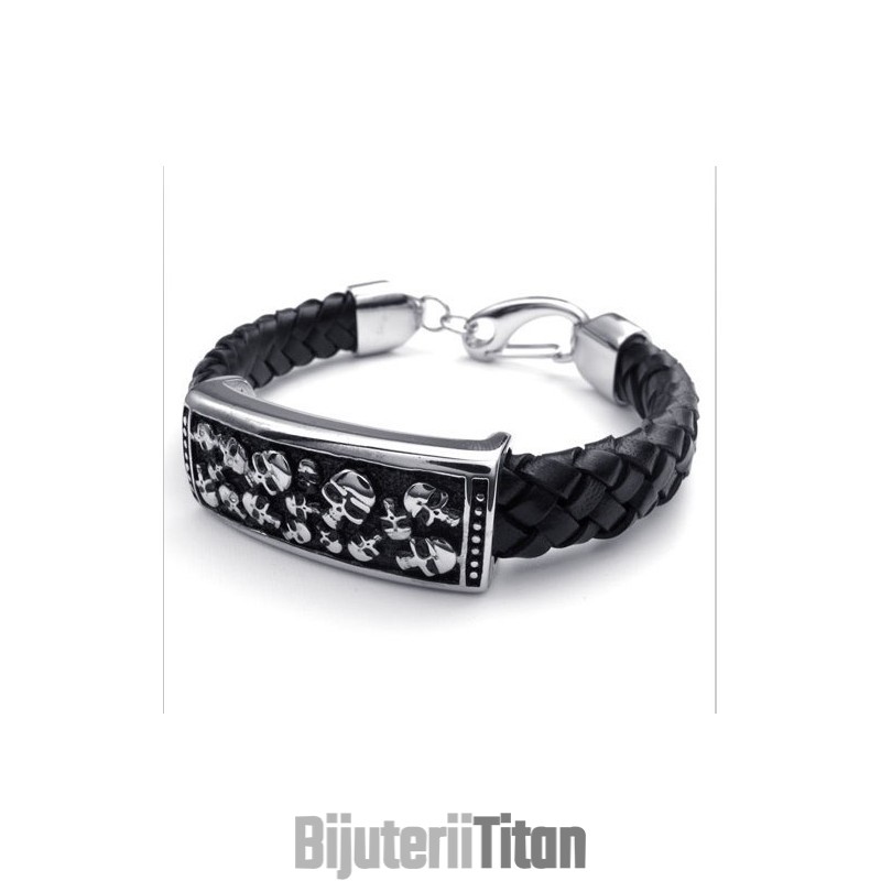 Design Iscusit, Culori Delicate, Brățară Din Piele De Titan De Calitate Fiabilă