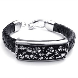 Design Iscusit, Culori Delicate, Brățară Din Piele De Titan De Calitate Fiabilă