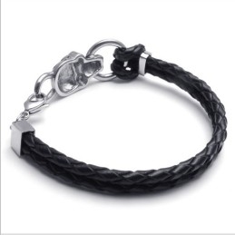 Design Iscusit, Culori Delicate, Brățară Din Piele De Titan De Calitate Stabilă