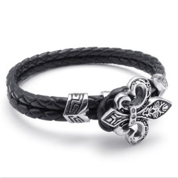 Design Iscusit, Culori Delicate, Brățară Din Piele De Titan De Calitate Excelentă