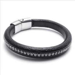 Design Iscusit, Culori Delicate, Brățară Din Piele De Titan De Calitate Stabilă