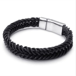 Design Iscusit, Culori Delicate, Brățară Din Piele De Titan De Calitate Stabilă