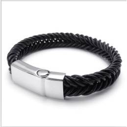 Design Iscusit, Culori Delicate, Brățară Din Piele De Titan De Calitate Stabilă