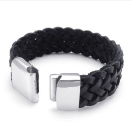 Design Iscusit, Culori Delicate, Brățară Din Piele De Titan De Calitate Stabilă