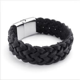 Design Iscusit, Culori Delicate, Brățară Din Piele De Titan De Calitate Stabilă