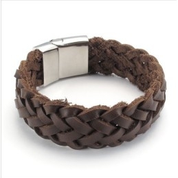 Design Iscusit, Culori Delicate, Brățară Din Piele De Titan De Calitate Stabilă