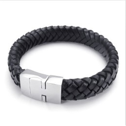 Design Iscusit, Culori Delicate, Brățară Din Piele De Titan De Calitate Stabilă