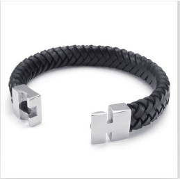 Design Iscusit, Culori Delicate, Brățară Din Piele De Titan De Calitate Stabilă