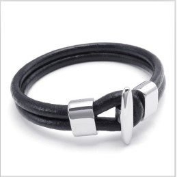 Design Iscusit, Culori Delicate, Brățară Din Piele De Titan De Calitate Stabilă