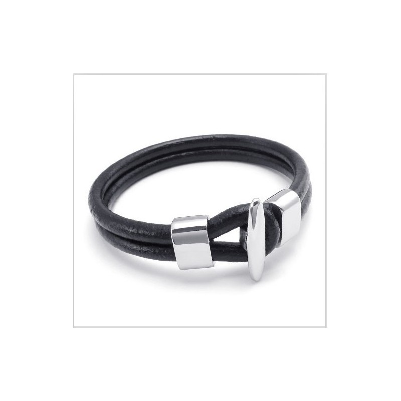 Design Iscusit, Culori Delicate, Brățară Din Piele De Titan De Calitate Stabilă