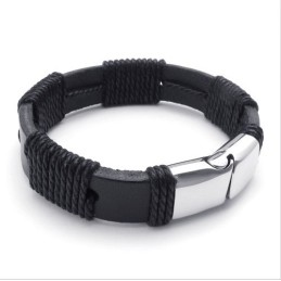 Design Iscusit, Culori Delicate, Brățară Din Piele De Titan De Calitate Fiabilă