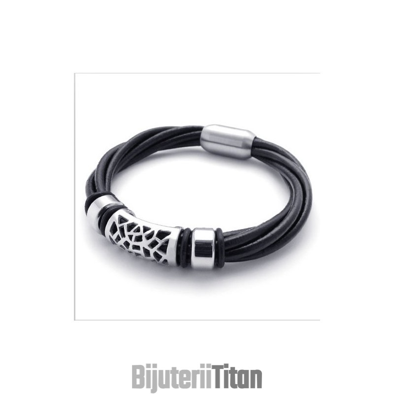 Design Iscusit, Culori Delicate, Brățară Din Piele De Titan De Calitate Fiabilă