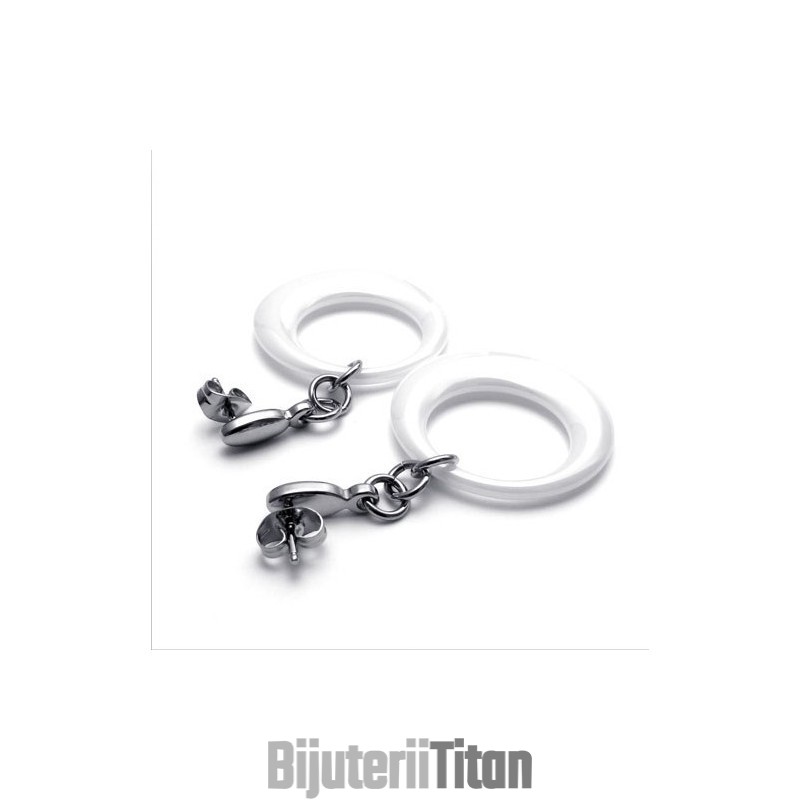 Cercei Din Titan Cu Formă Elegantă, Culori Delicate, Calitate Stabilă