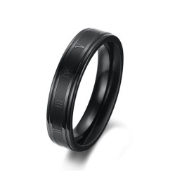 Inel De Titan Negru De Calitate Fiabilă Pentru Femei