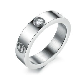 Inel Din Titan Cu Diamant, Se Vinde Bine În Toată Lumea