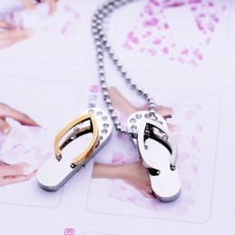 Coliere Din Titan Cu Pandantive, Cadouri De Dragoste La Modă, Flip-Flops