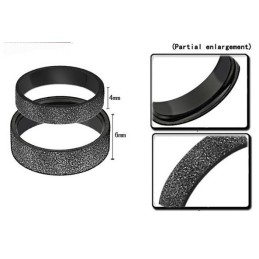 Inel Din Titan Negru De Calitate Superioară Pentru Îndrăgostiți