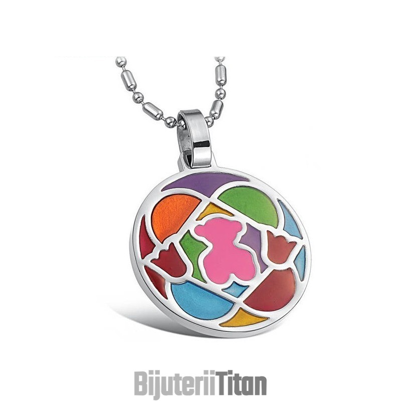 Colier Din Titan De Formă Rotundă De Calitate Excelentă Colier Din Titan De Formă Rotundă De Calitate Excelentă
