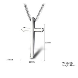 Colier Din Titan Cu Cruce, Care Se Vinde Bine În Toată Lumea