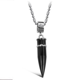 Colier Din Titan Negru De Calitate Superioară