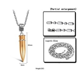 Colier Din Titan Negru De Calitate Superioară
