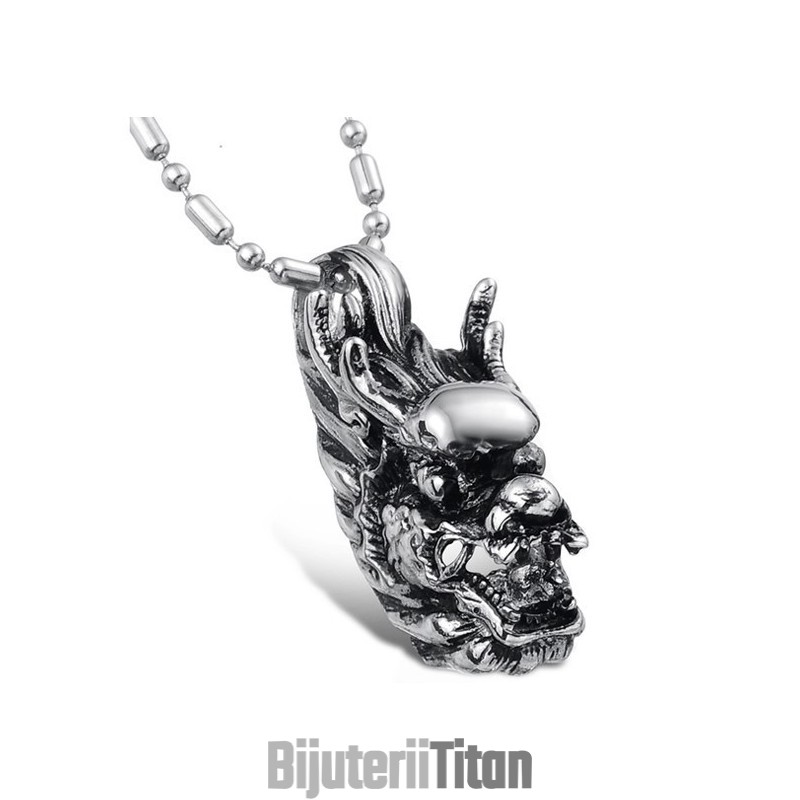 Colierul Kirin Din Titan Pentru Bărbați, Regina Calității Colierul Kirin Din Titan Pentru Bărbați, Regina Calității