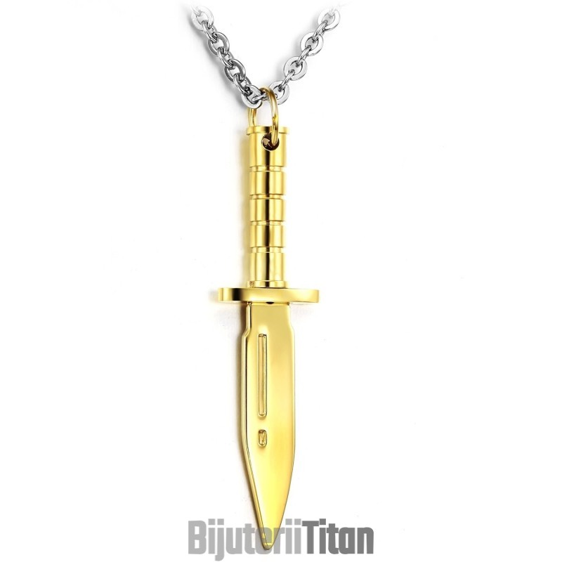 Colier Complet Din Titan Auriu Cu Specificații Colier Complet Din Titan Auriu Cu Specificații