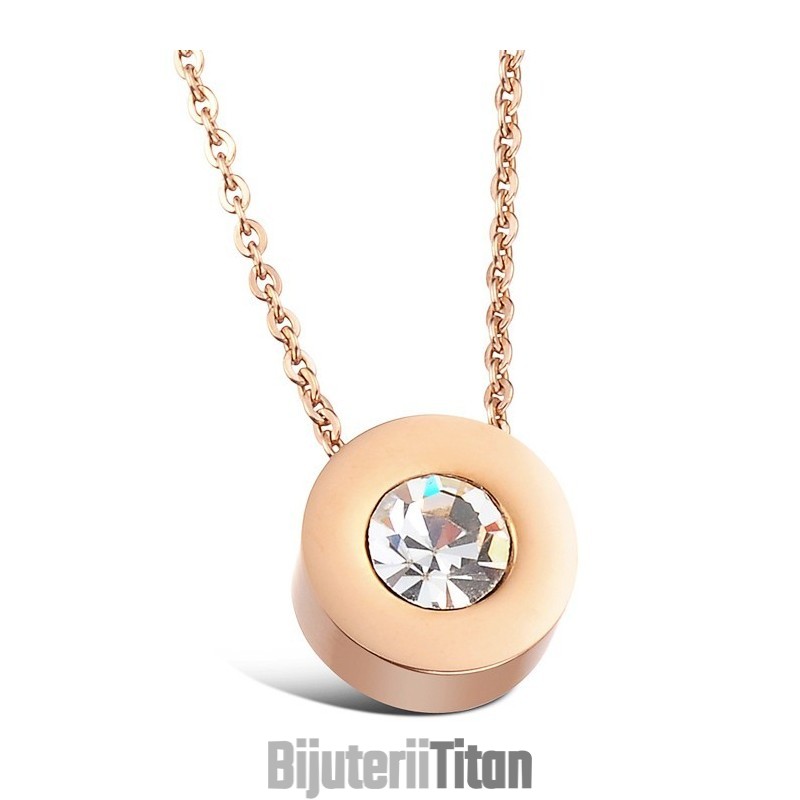 Colier De Titan De Calitate Stabilă Pentru Femei Cu Stras Colier De Titan De Calitate Stabilă Pentru Femei Cu Stras