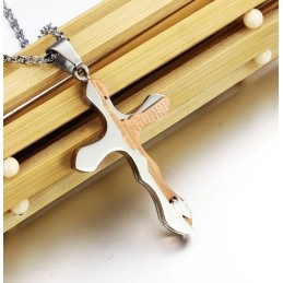 Colier Din Titan Cu Cruce De Încredere