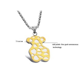 Cunoscut Pentru Colierul Său Masculin Din Titan De Calitate Superioară