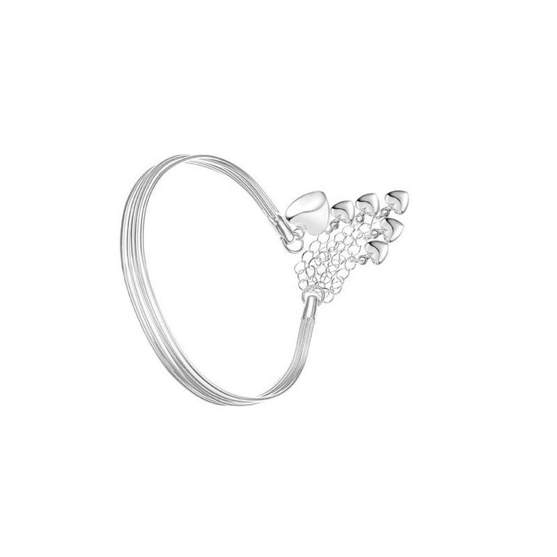 Brățară Din Titan Cu Design Inimă Feminină, Calitate Și Cantitate Garantate Brățară Din Titan Cu Design Inimă Feminină, Calitate Și Cantitate Garantate