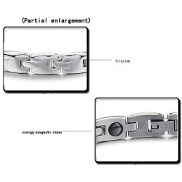 Cunoscută Pentru Brățara Sa Din Titan, Cu Magnetită, De Calitate Superioară, Pentru Îndrăgostiți.