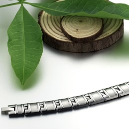 Brățară Lodestone Din Titan Antioboseală Pentru Bărbați, De Calitate Stabilă