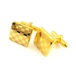 Butoni Pătrați Din Titan Placați Cu Aur