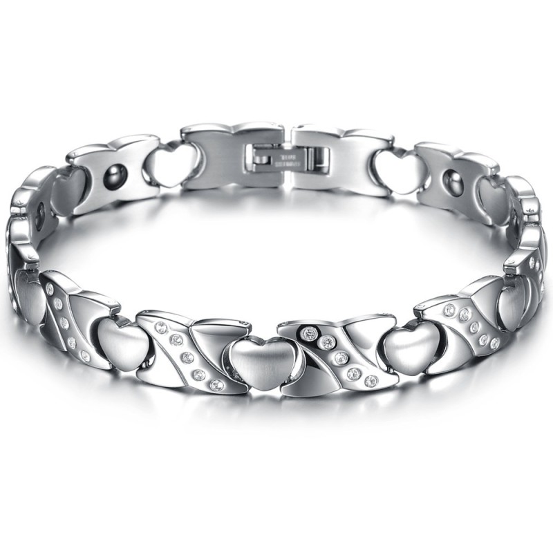 Brățară Sweetheart Din Titan Cu Diamant, Calitate Și Cantitate Garantate Brățară Sweetheart Din Titan Cu Diamant, Calitate Și Cantitate Garantate