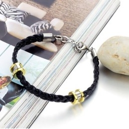 Brățară Concisă Din Piele De Titan De Înaltă Calitate