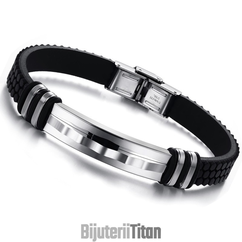 Brățară Concisă Din Silicon De Titan De Calitate Excelentă Brățară Concisă Din Silicon De Titan De Calitate Excelentă
