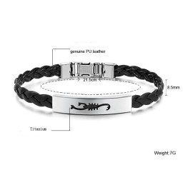 Brățară Din Piele De Titan De Calitate Superioară Pentru Femei
