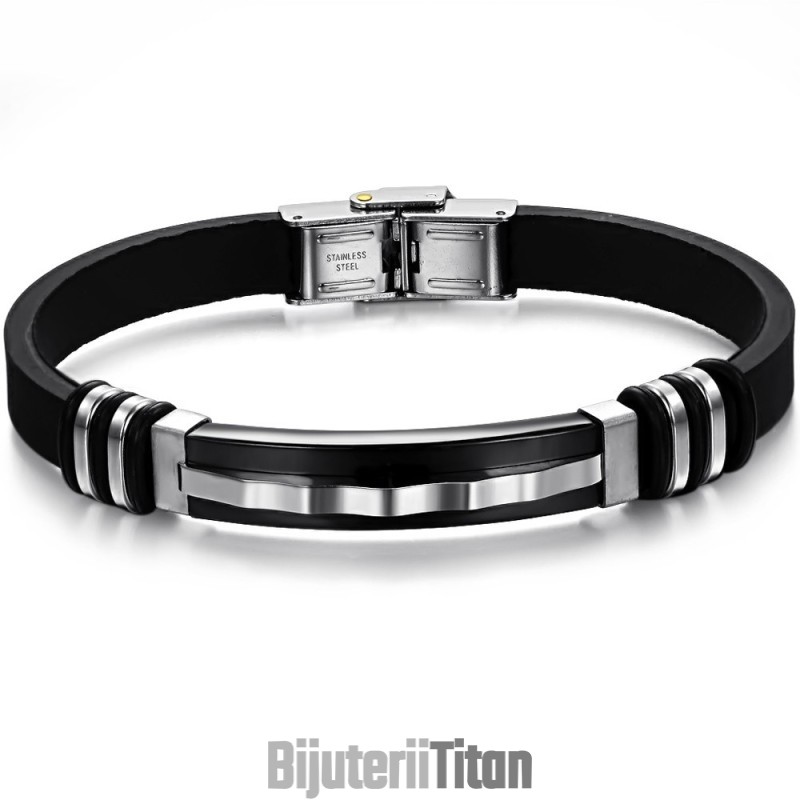 Brățară Completă Din Silicon Și Titan Cu Specificații